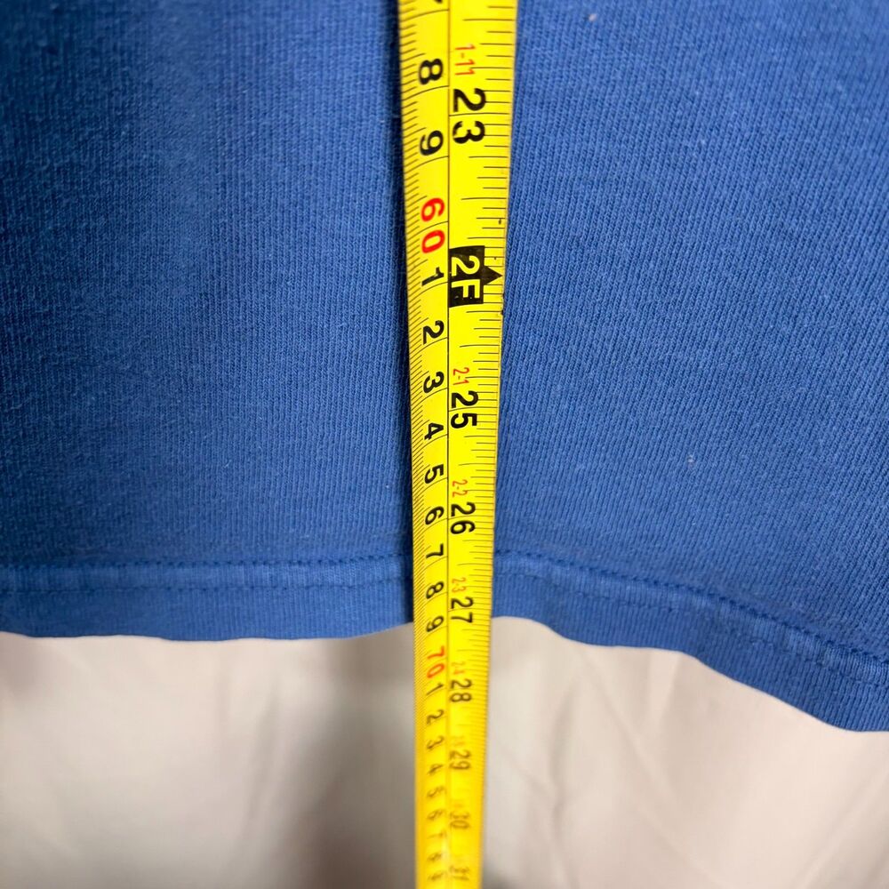 Simply Southern Dukes Mayonnaise Shirt Blue Long Sleeve Large Tomato Sandwich - Picture 9 of 9